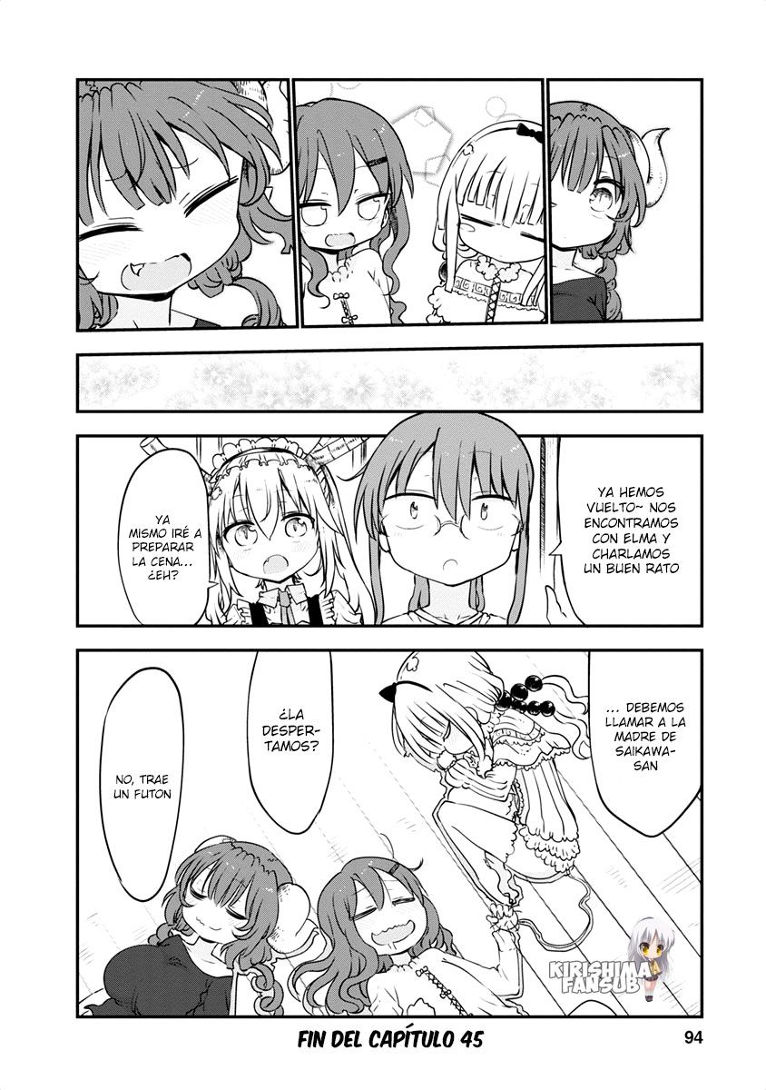 Kobayashi-san Chi no Maid Dragon Capitulo 45 página 13