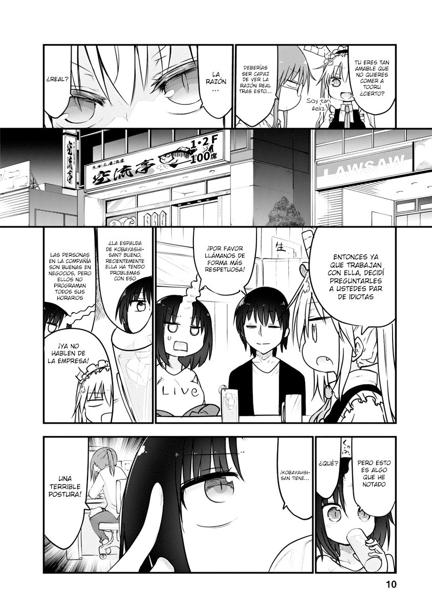 Kobayashi-san Chi no Maid Dragon Capitulo 49 página 10