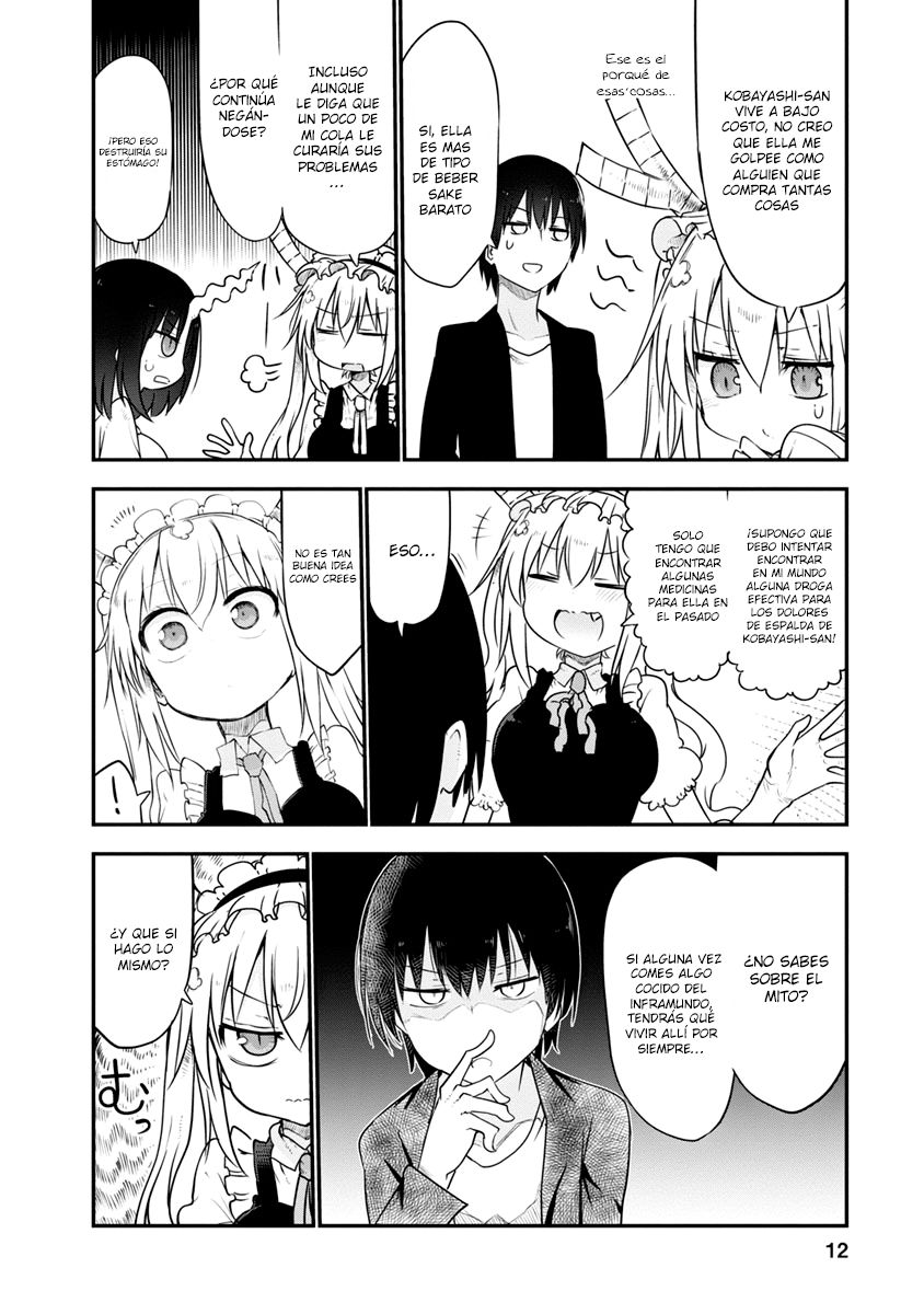 Kobayashi-san Chi no Maid Dragon Capitulo 49 página 12