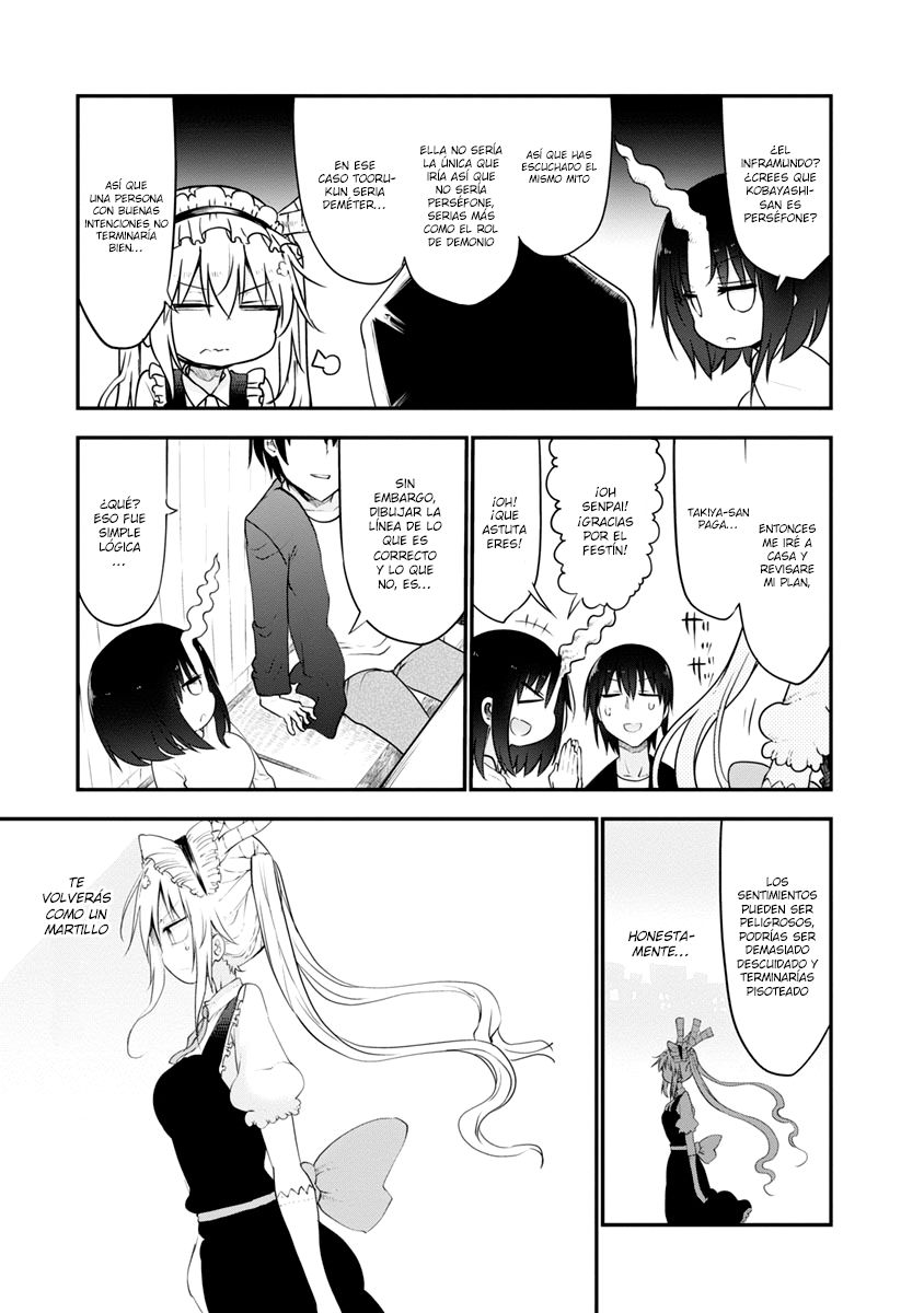 Kobayashi-san Chi no Maid Dragon Capitulo 49 página 13