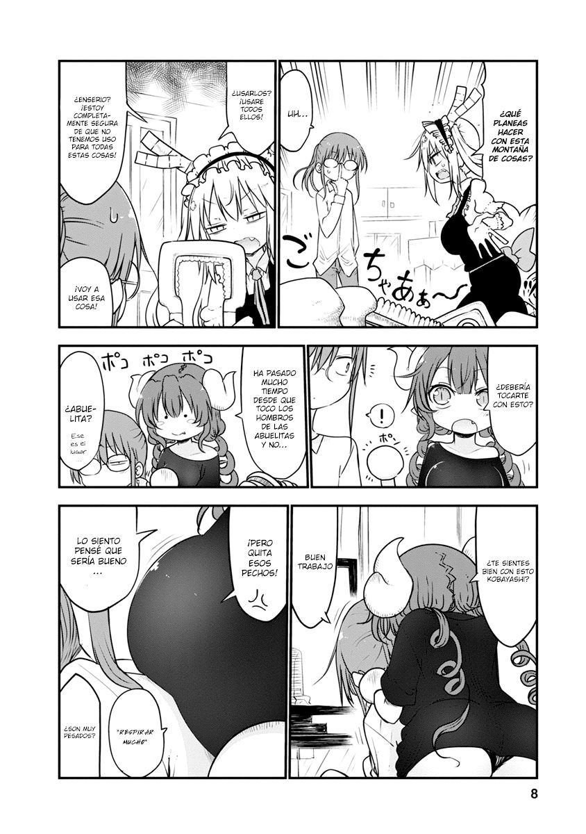 Kobayashi-san Chi no Maid Dragon Capitulo 49 página 8