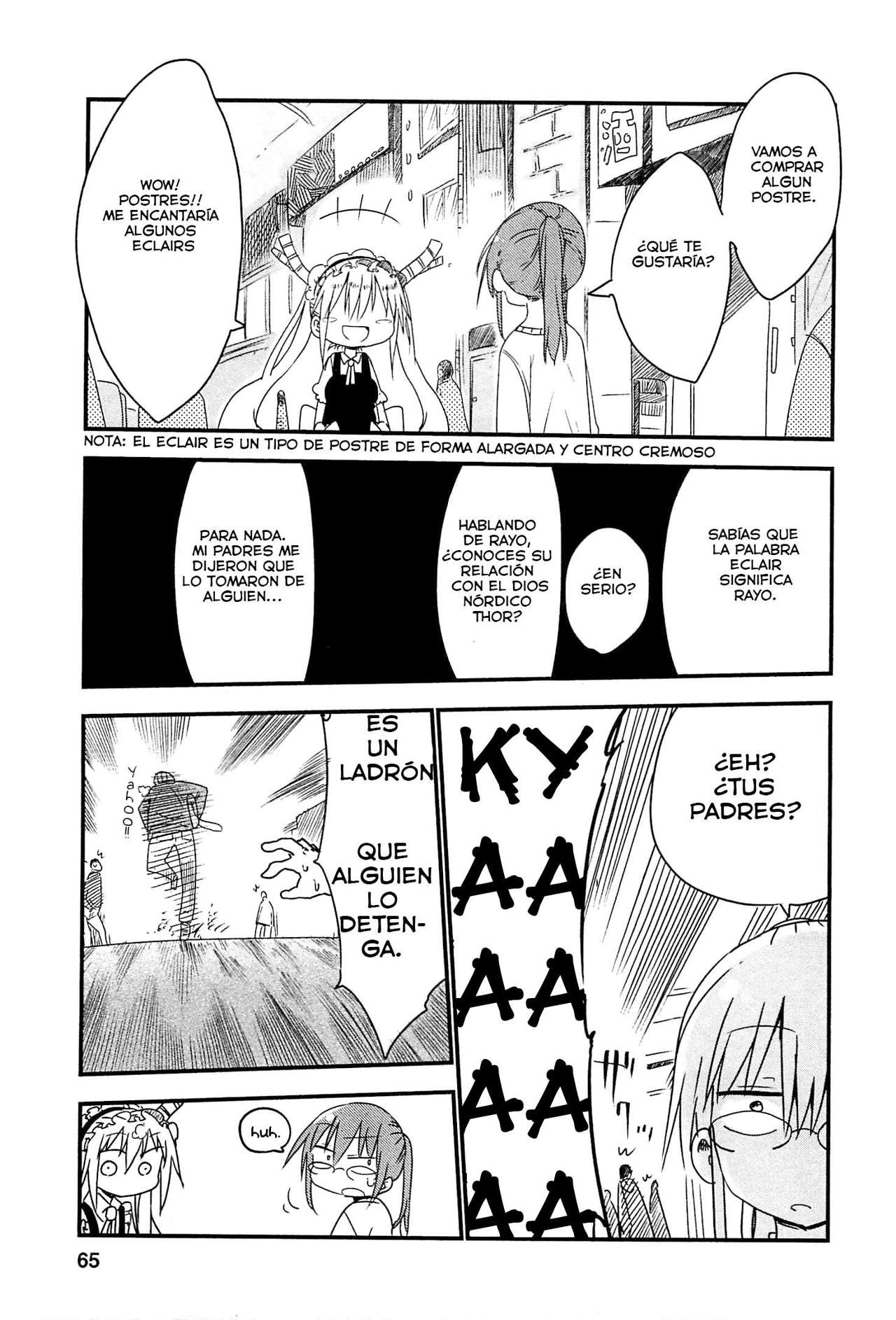 Kobayashi-san Chi no Maid Dragon Capitulo 5 página 8