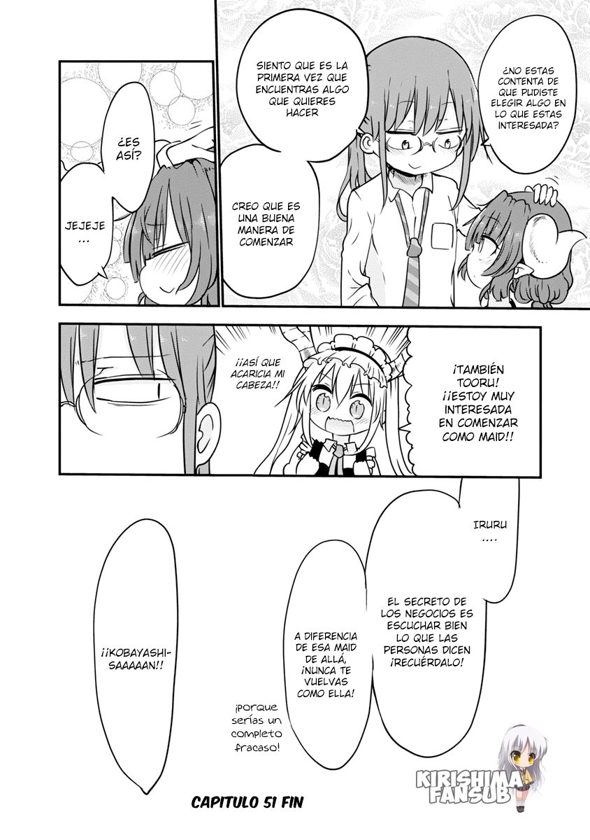 Kobayashi-san Chi no Maid Dragon Capitulo 51: Iruru y El Trabajo página 13