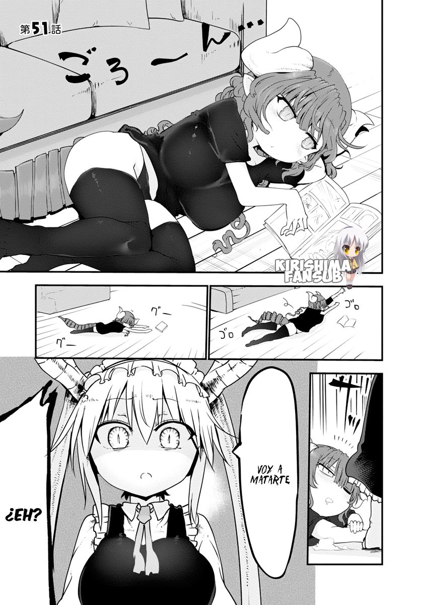 Kobayashi-san Chi no Maid Dragon Capitulo 51: Iruru y El Trabajo página 2