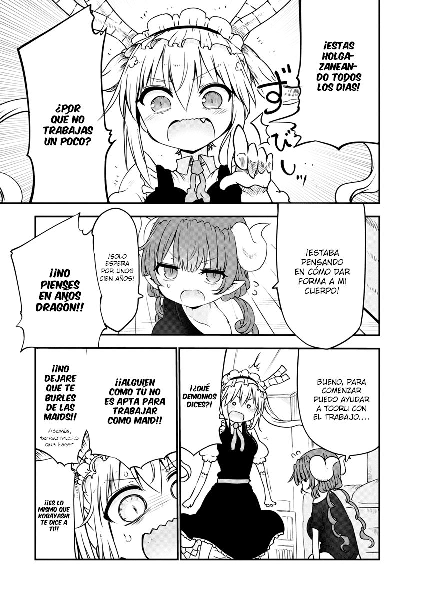 Kobayashi-san Chi no Maid Dragon Capitulo 51: Iruru y El Trabajo página 4