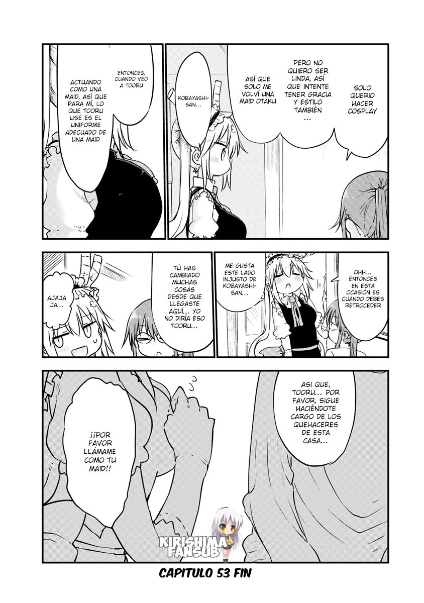 Kobayashi-san Chi no Maid Dragon Capitulo 53 página 13