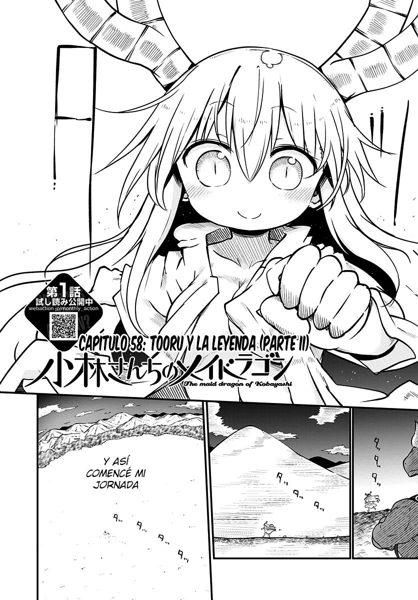 Kobayashi-san Chi no Maid Dragon Capitulo 58 página 3