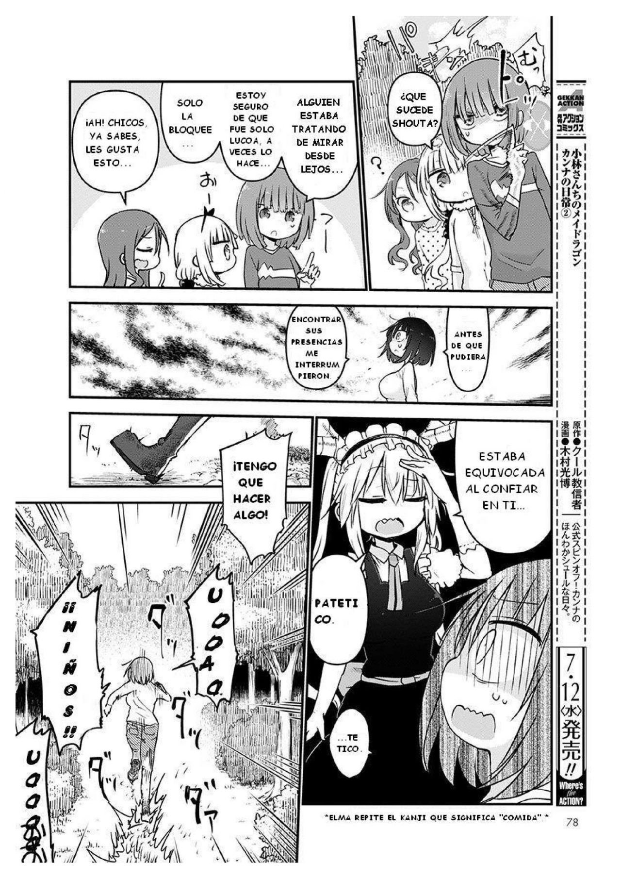 Kobayashi-san Chi no Maid Dragon Capitulo 59: ELMA Y EL PICNIC. página 10