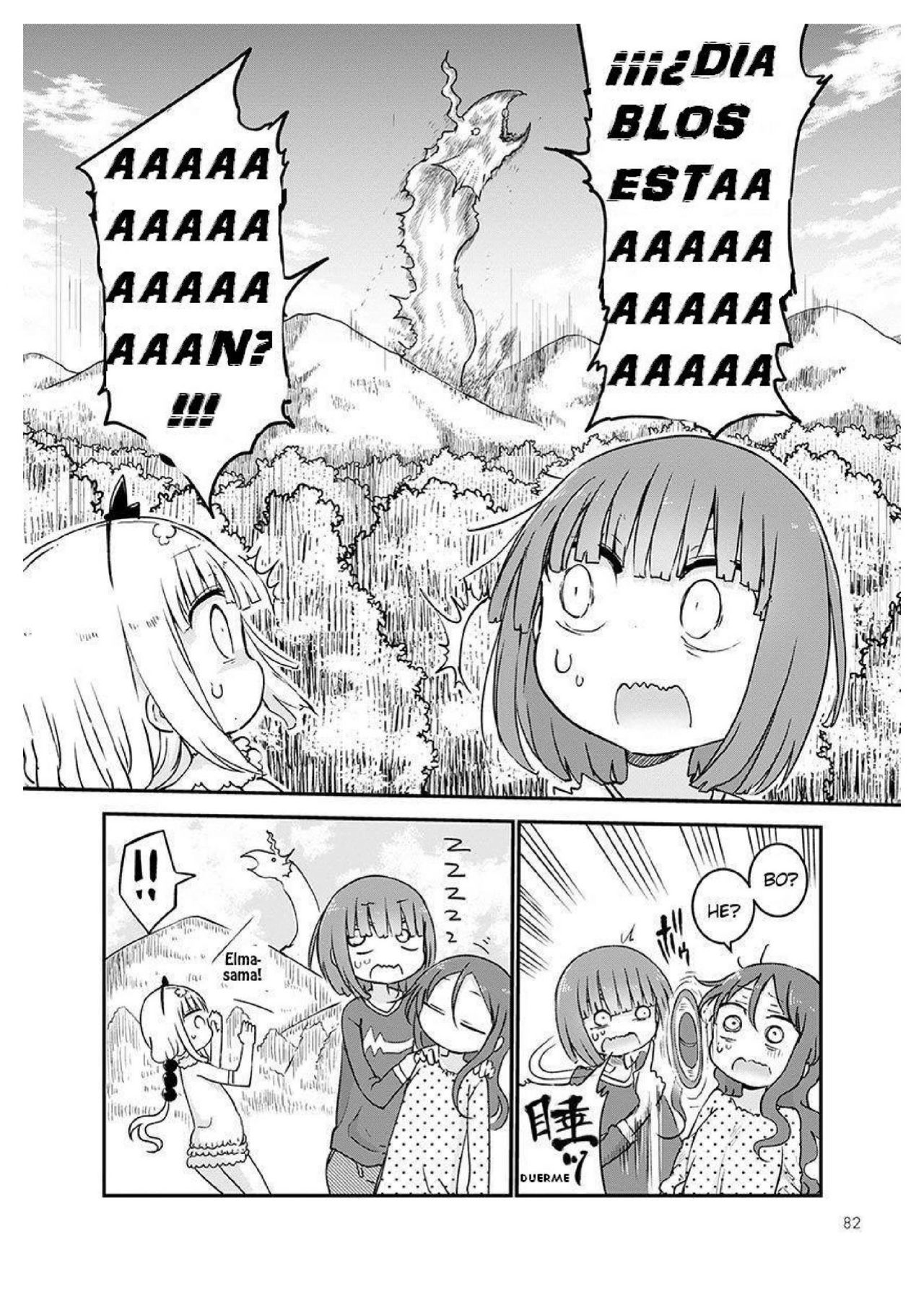 Kobayashi-san Chi no Maid Dragon Capitulo 59: ELMA Y EL PICNIC. página 14