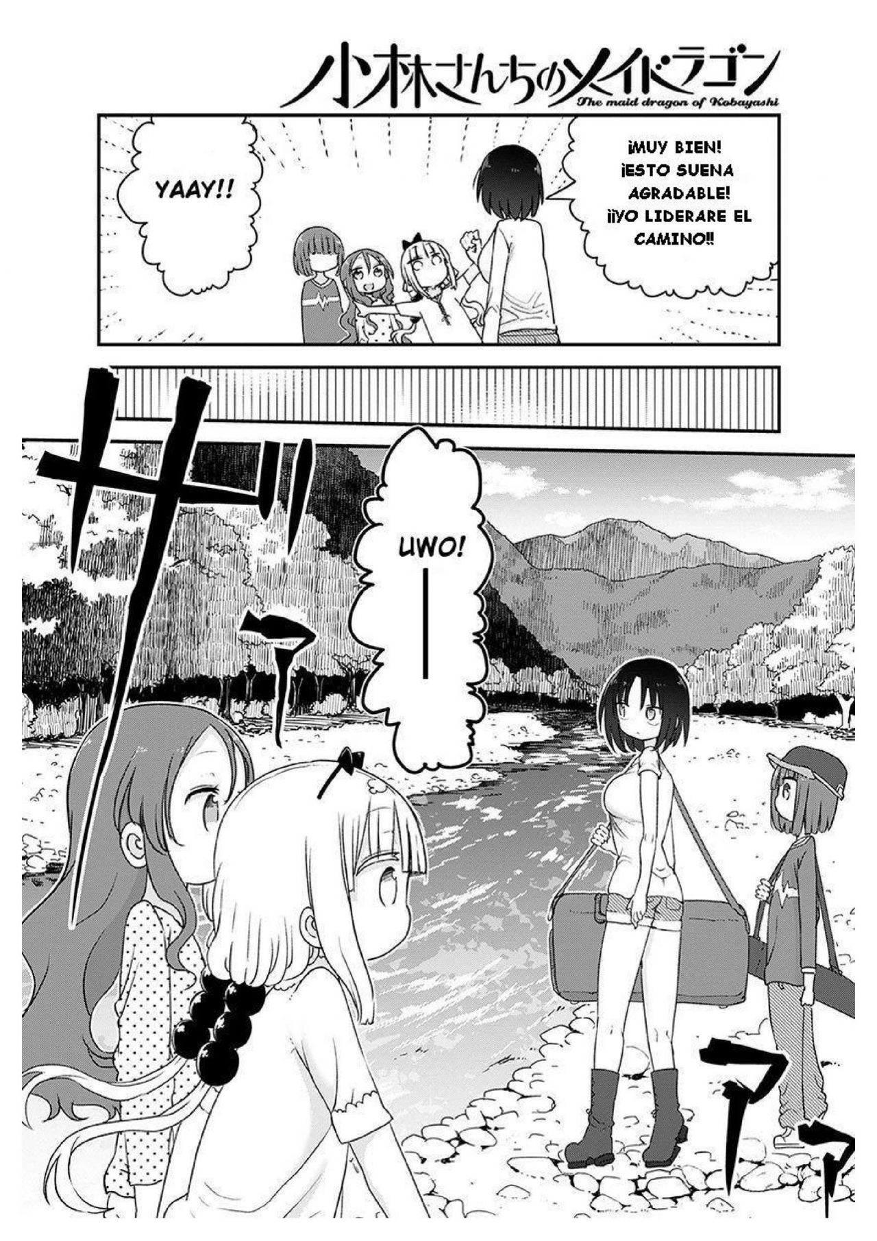 Kobayashi-san Chi no Maid Dragon Capitulo 59: ELMA Y EL PICNIC. página 4