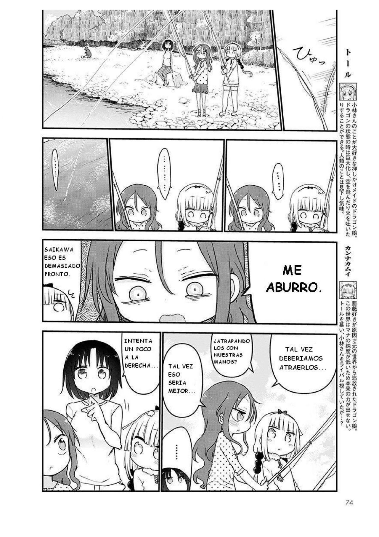 Kobayashi-san Chi no Maid Dragon Capitulo 59: ELMA Y EL PICNIC. página 6