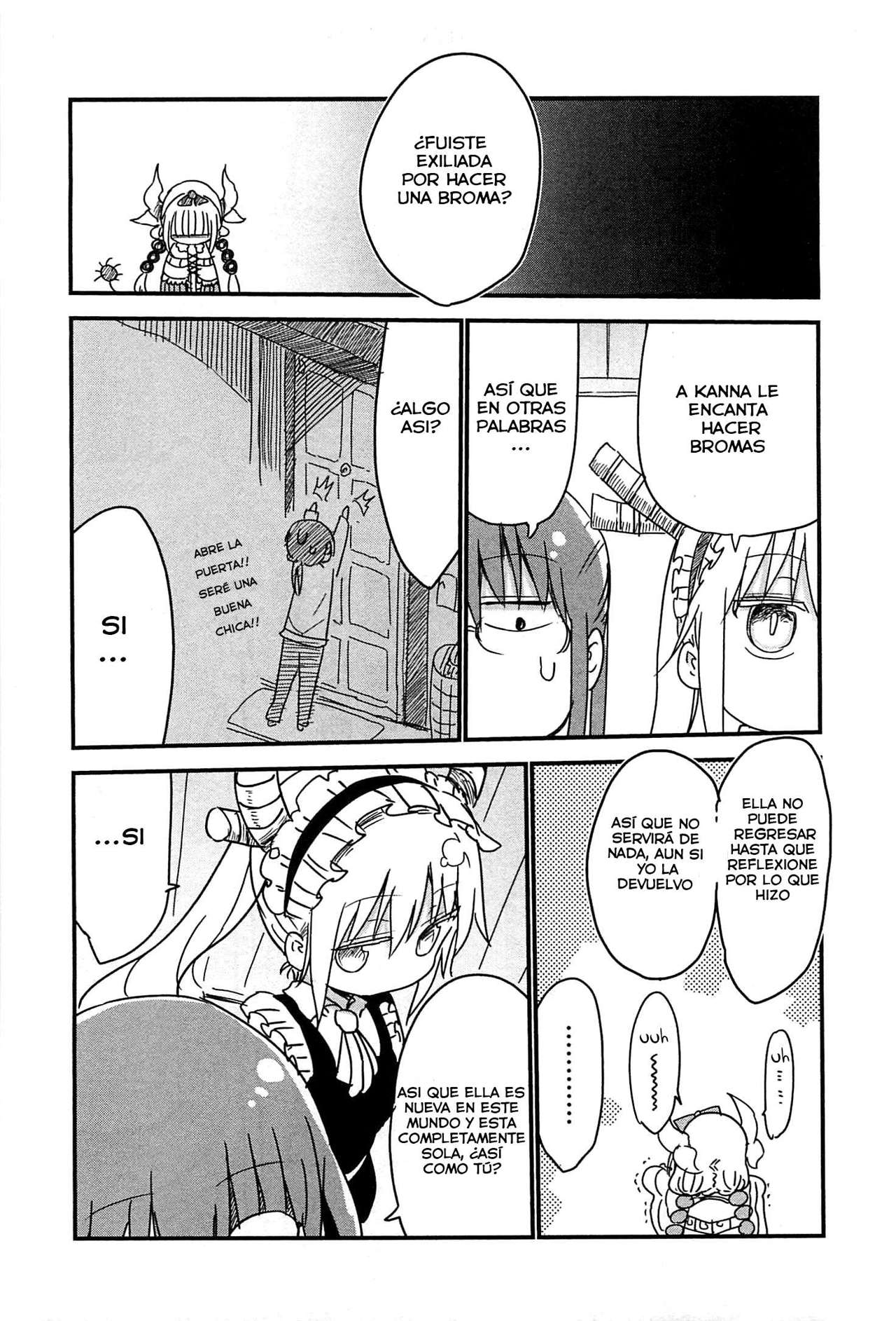 Kobayashi-san Chi no Maid Dragon Capitulo 6: Tooru y Kanna página 12