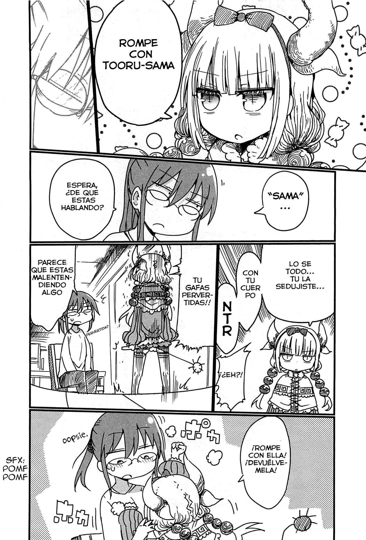 Kobayashi-san Chi no Maid Dragon Capitulo 6: Tooru y Kanna página 5