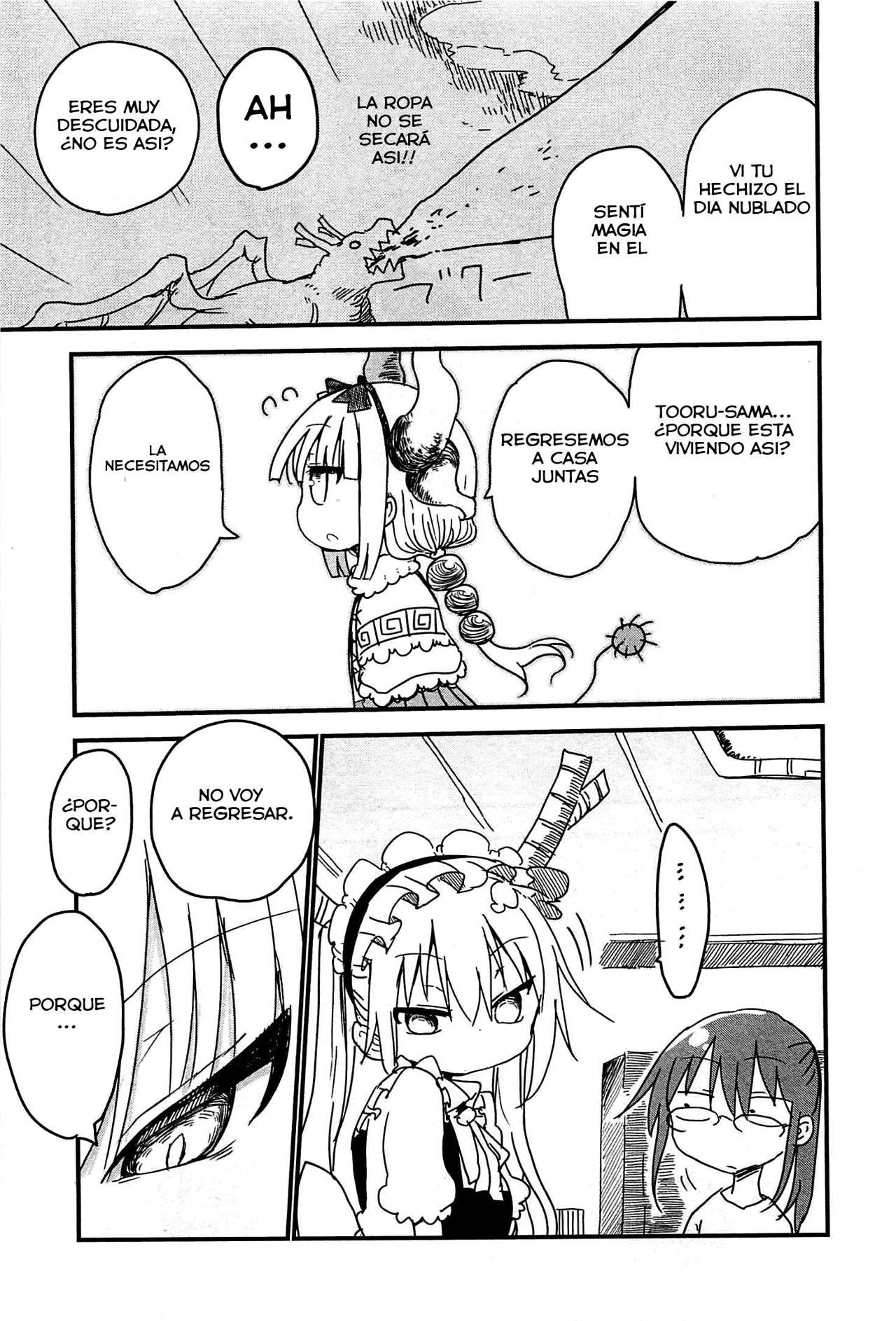 Kobayashi-san Chi no Maid Dragon Capitulo 6: Tooru y Kanna página 8