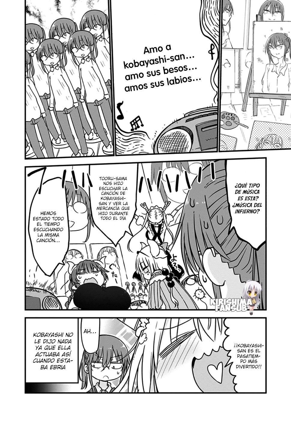Kobayashi-san Chi no Maid Dragon Capitulo 60: TOHRU Y LOS INTERESES. página 13