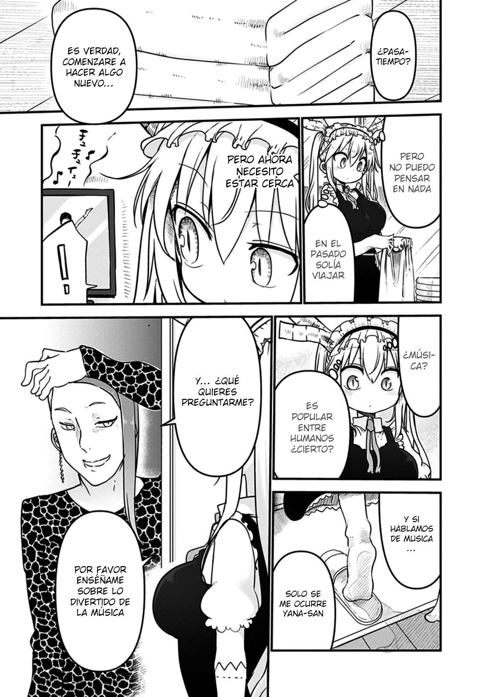 Kobayashi-san Chi no Maid Dragon Capitulo 60: TOHRU Y LOS INTERESES. página 4
