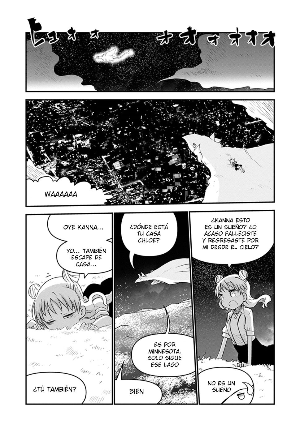 Kobayashi-san Chi no Maid Dragon Capitulo 62: KANNA EN NEW YORK. página 13