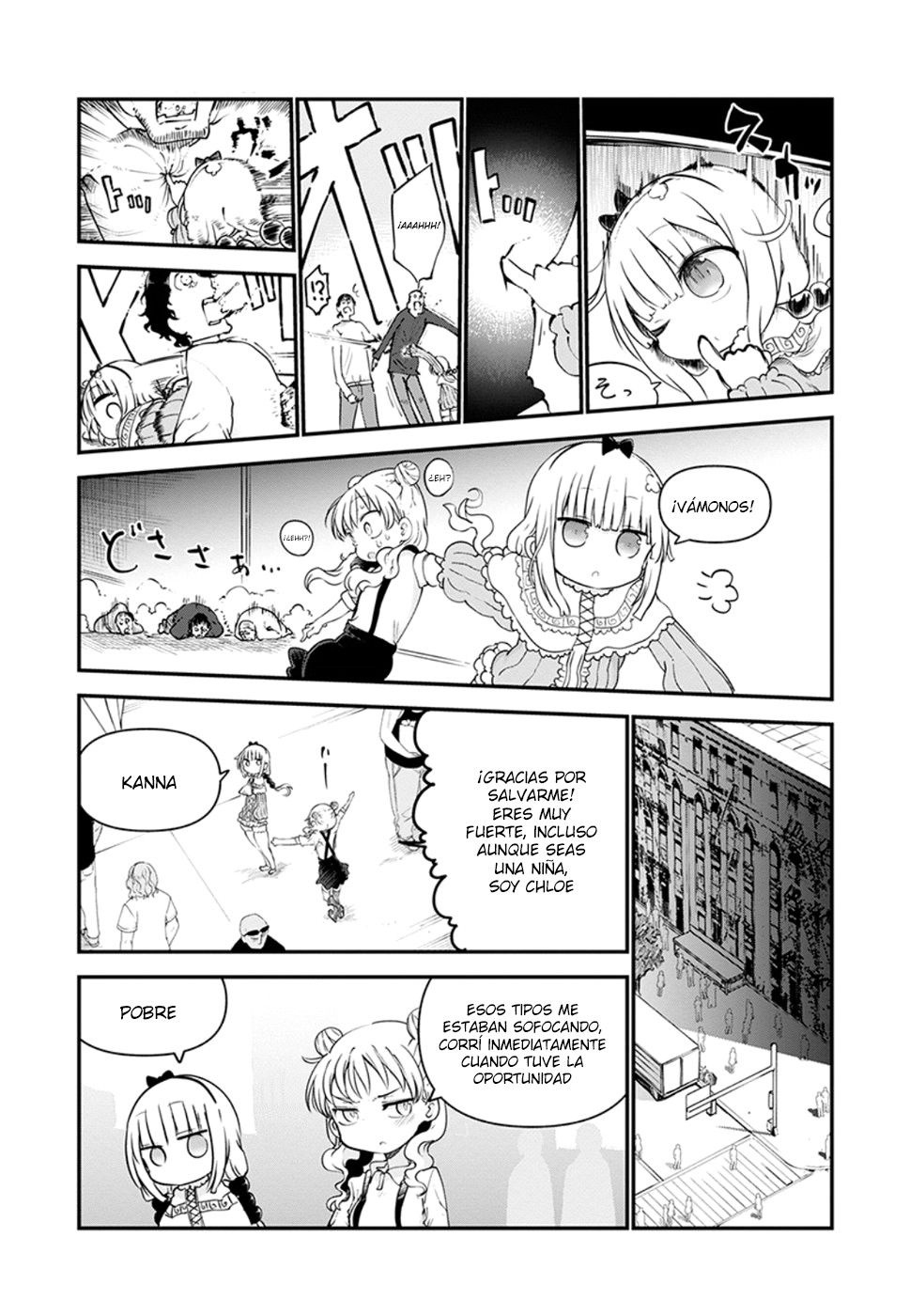 Kobayashi-san Chi no Maid Dragon Capitulo 62: KANNA EN NEW YORK. página 6