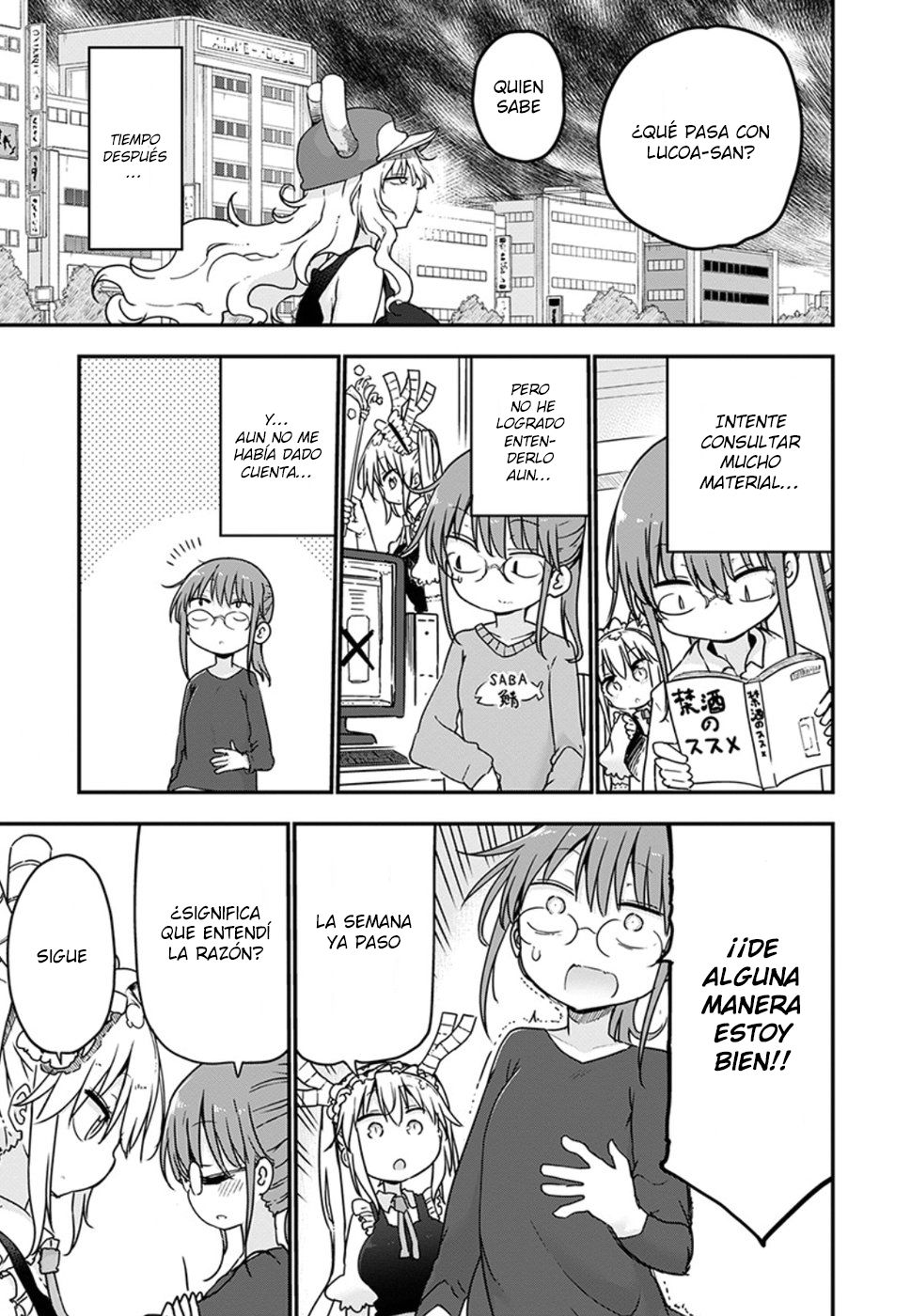 Kobayashi-san Chi no Maid Dragon Capitulo 68 página 7