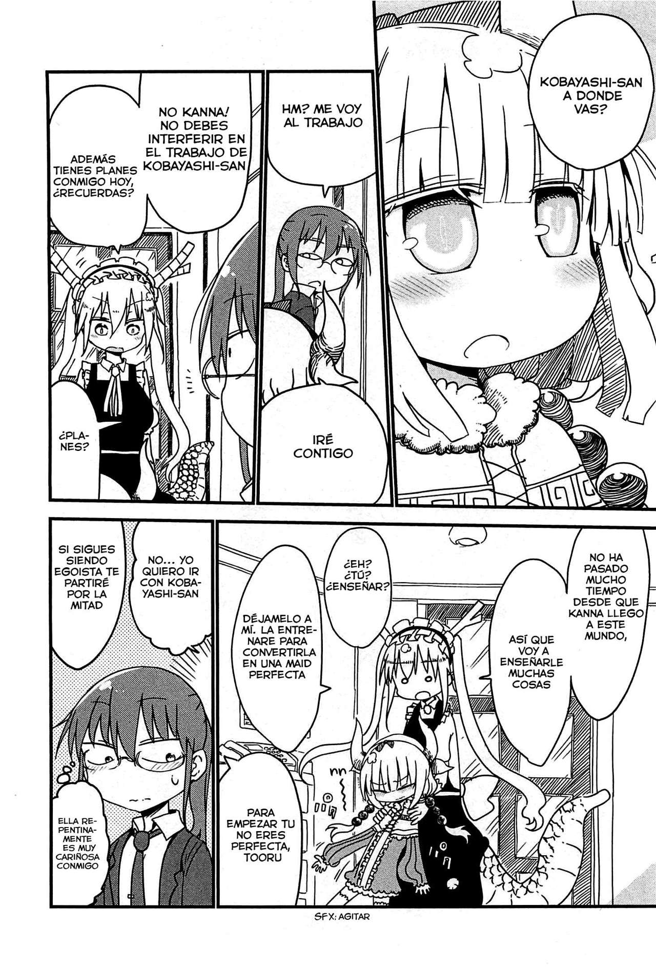 Kobayashi-san Chi no Maid Dragon Capitulo 7: Tooru y el Sentido Común página 3