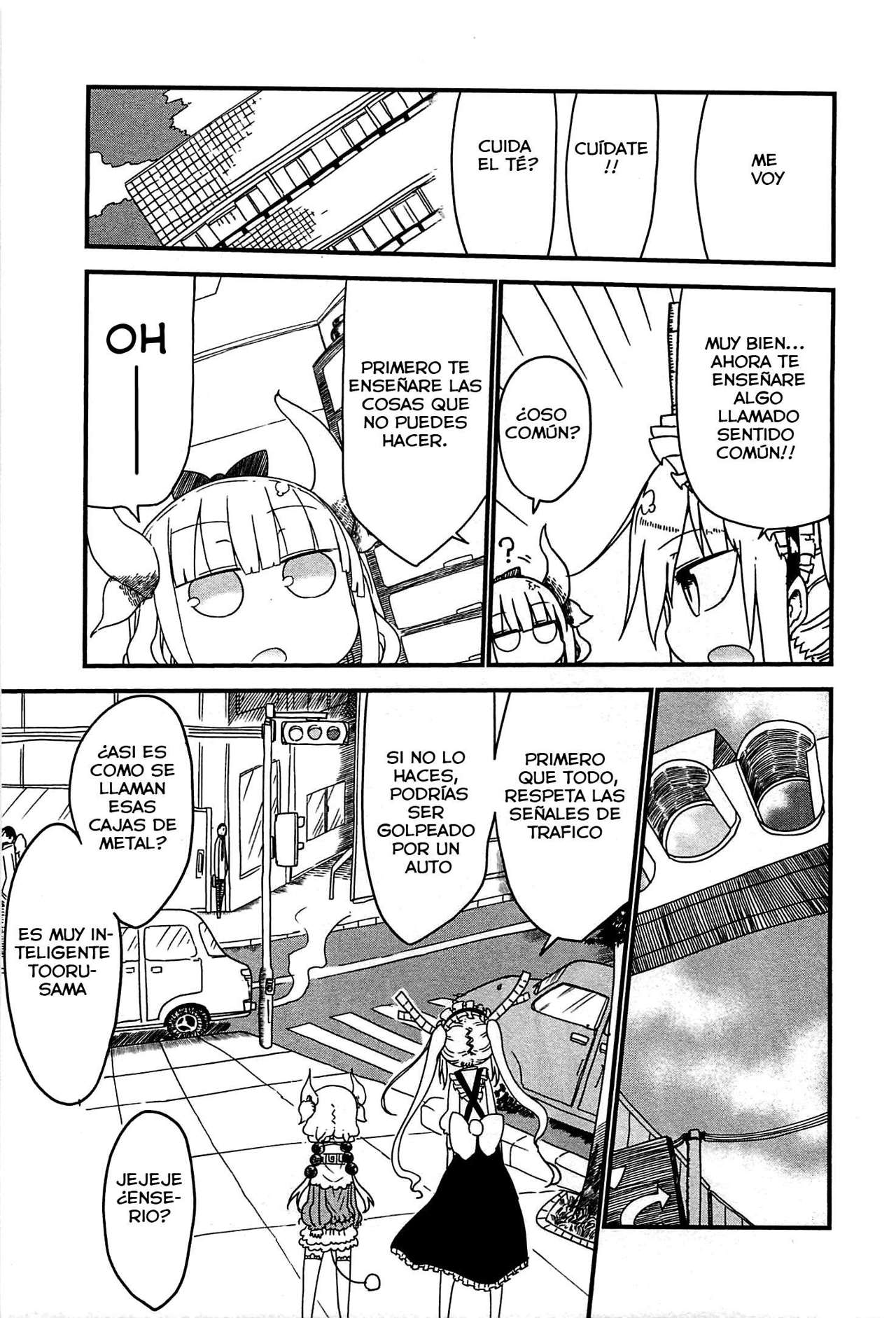 Kobayashi-san Chi no Maid Dragon Capitulo 7: Tooru y el Sentido Común página 4