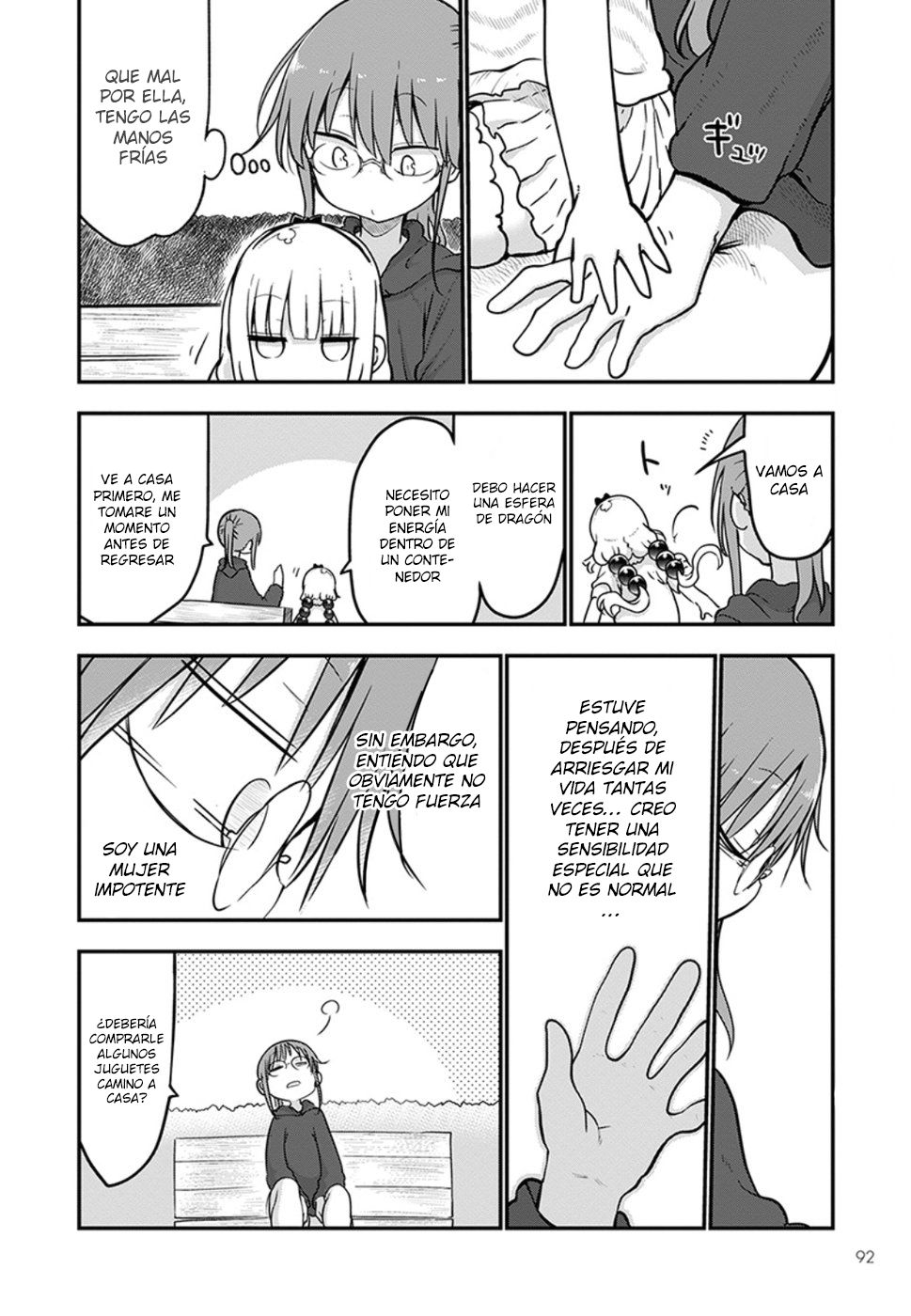 Kobayashi-san Chi no Maid Dragon Capitulo 70 página 11