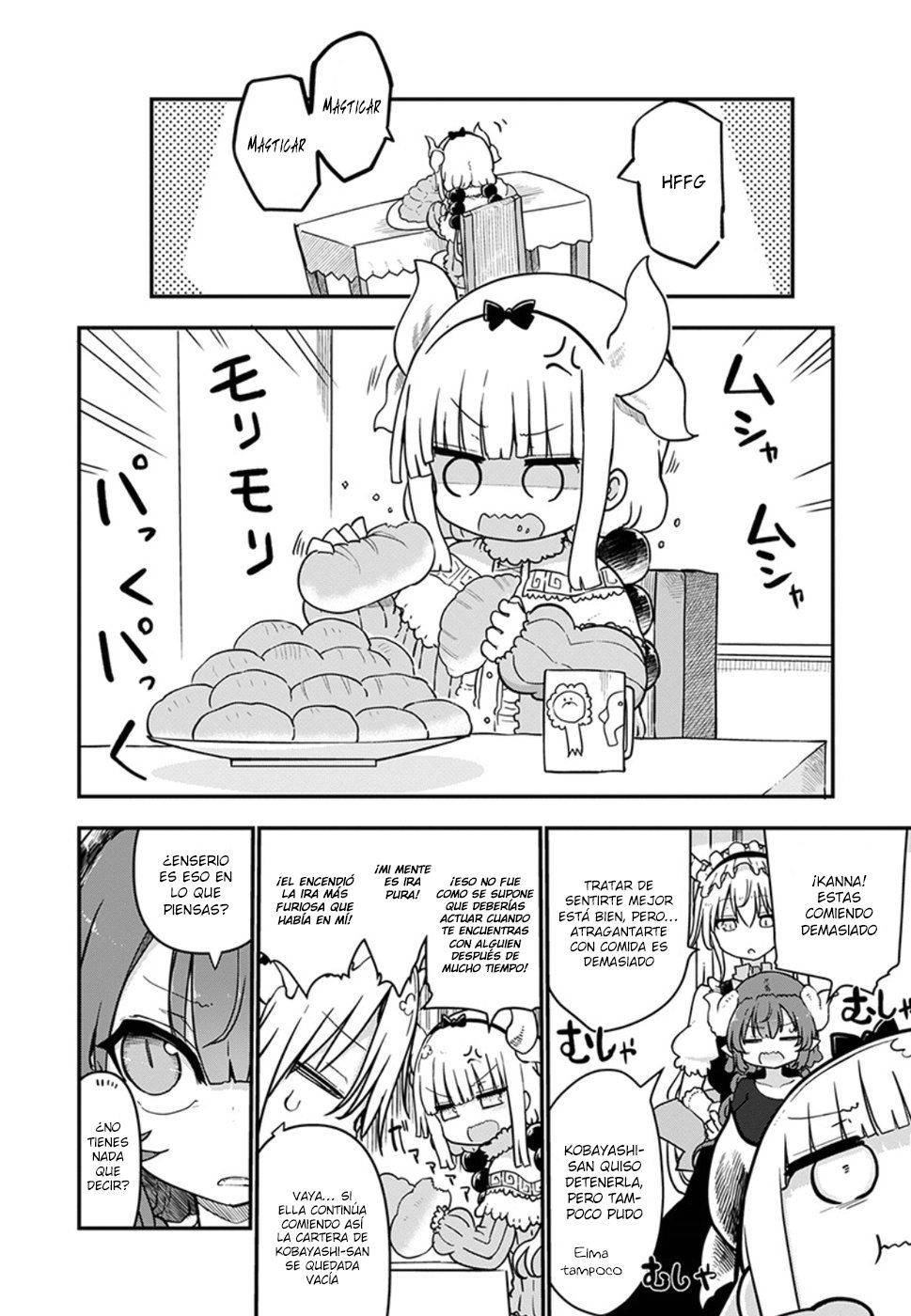 Kobayashi-san Chi no Maid Dragon Capitulo 70 página 3