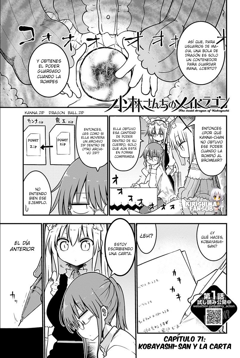 Kobayashi-san Chi no Maid Dragon Capitulo 71 página 2