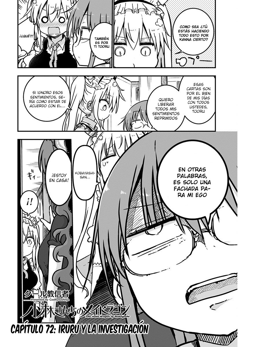Kobayashi-san Chi no Maid Dragon Capitulo 72 página 3