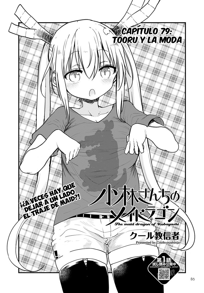 Kobayashi-san Chi no Maid Dragon Capitulo 79 página 3