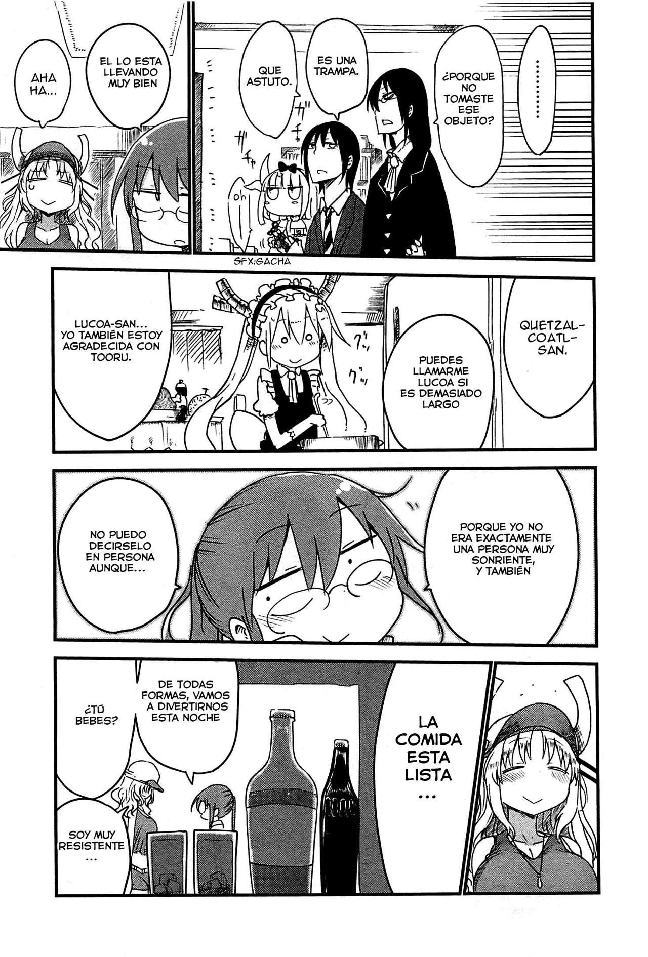 Kobayashi-san Chi no Maid Dragon Capitulo 8: Tooru y la Navidad página 12