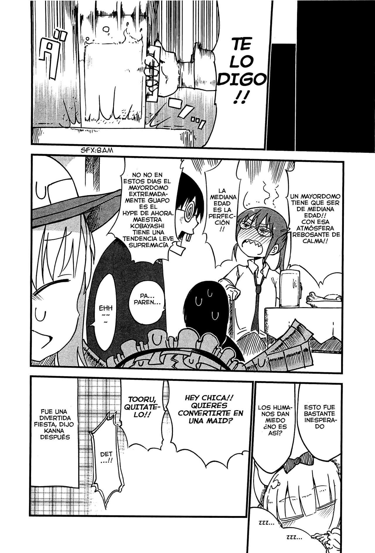 Kobayashi-san Chi no Maid Dragon Capitulo 8: Tooru y la Navidad página 13