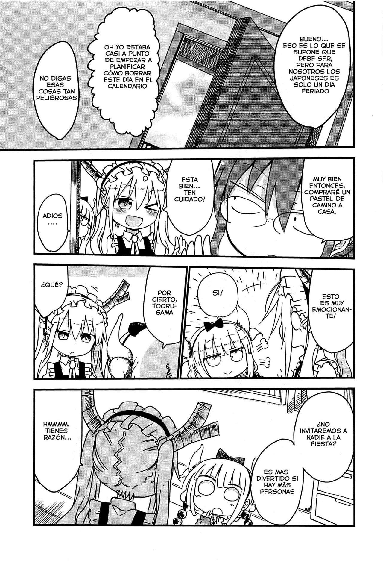 Kobayashi-san Chi no Maid Dragon Capitulo 8: Tooru y la Navidad página 4