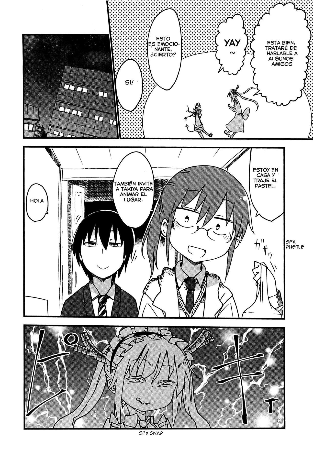 Kobayashi-san Chi no Maid Dragon Capitulo 8: Tooru y la Navidad página 5