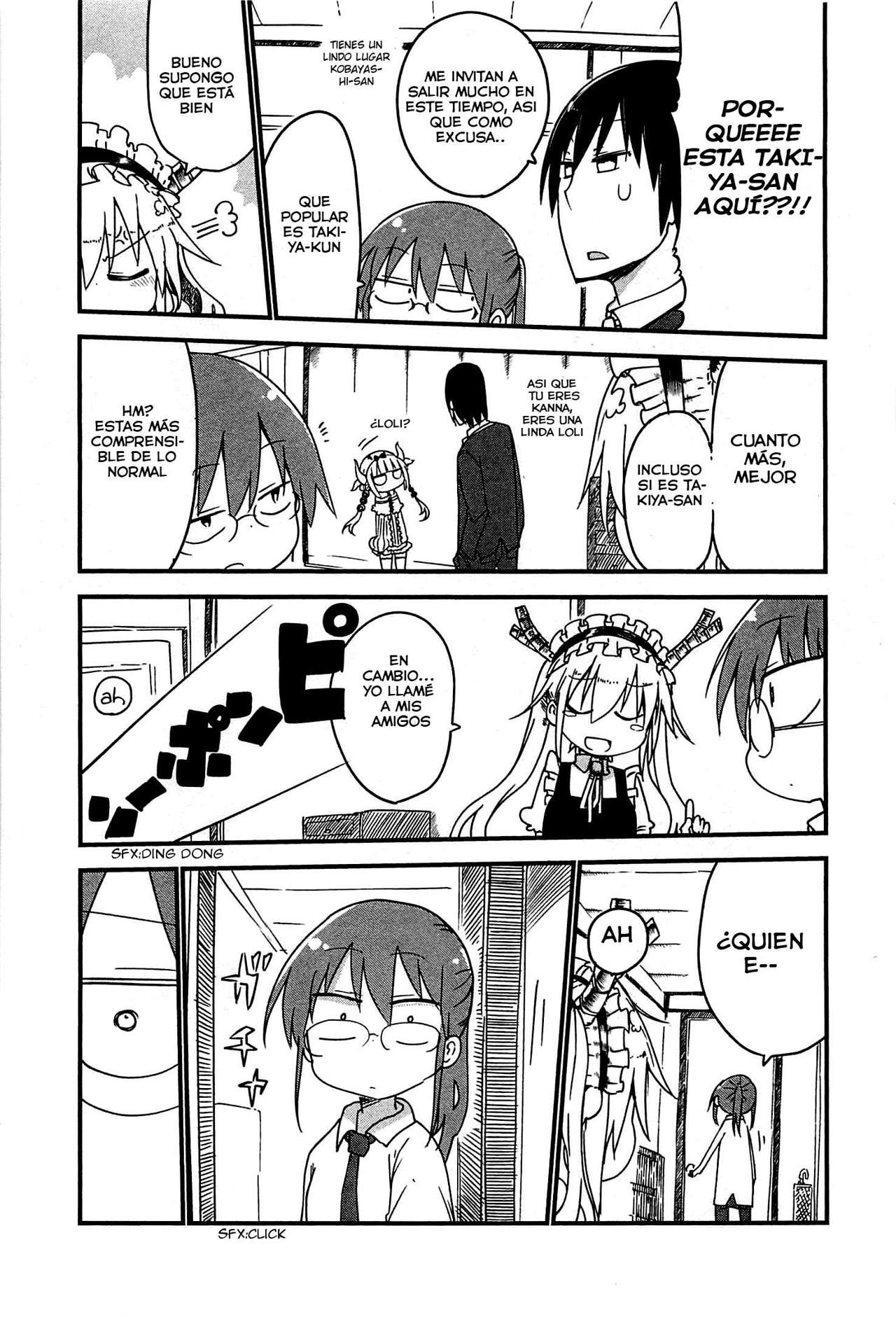 Kobayashi-san Chi no Maid Dragon Capitulo 8: Tooru y la Navidad página 6