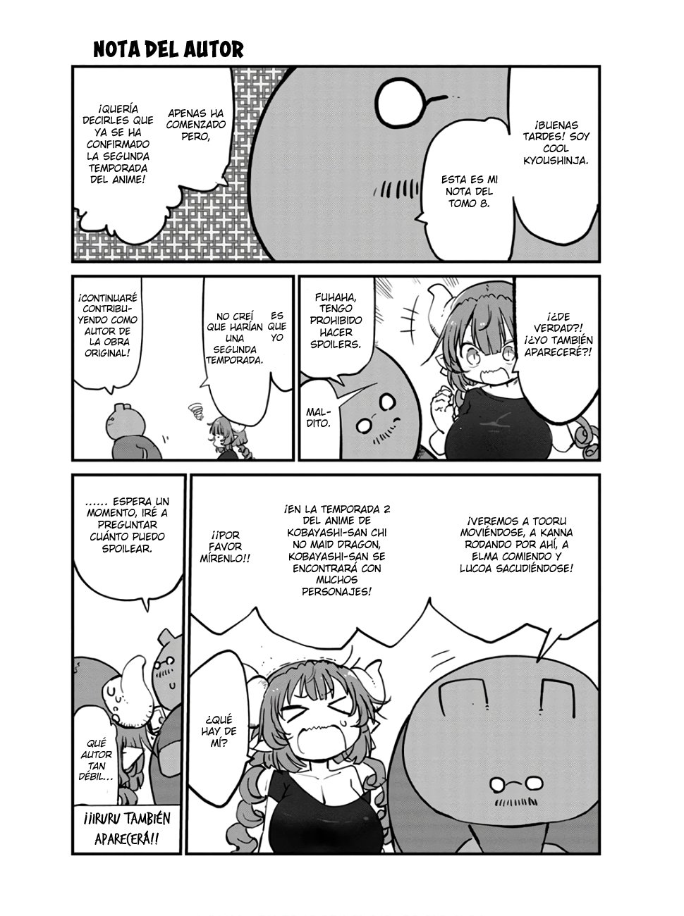 Kobayashi-san Chi no Maid Dragon Capitulo 80 página 14
