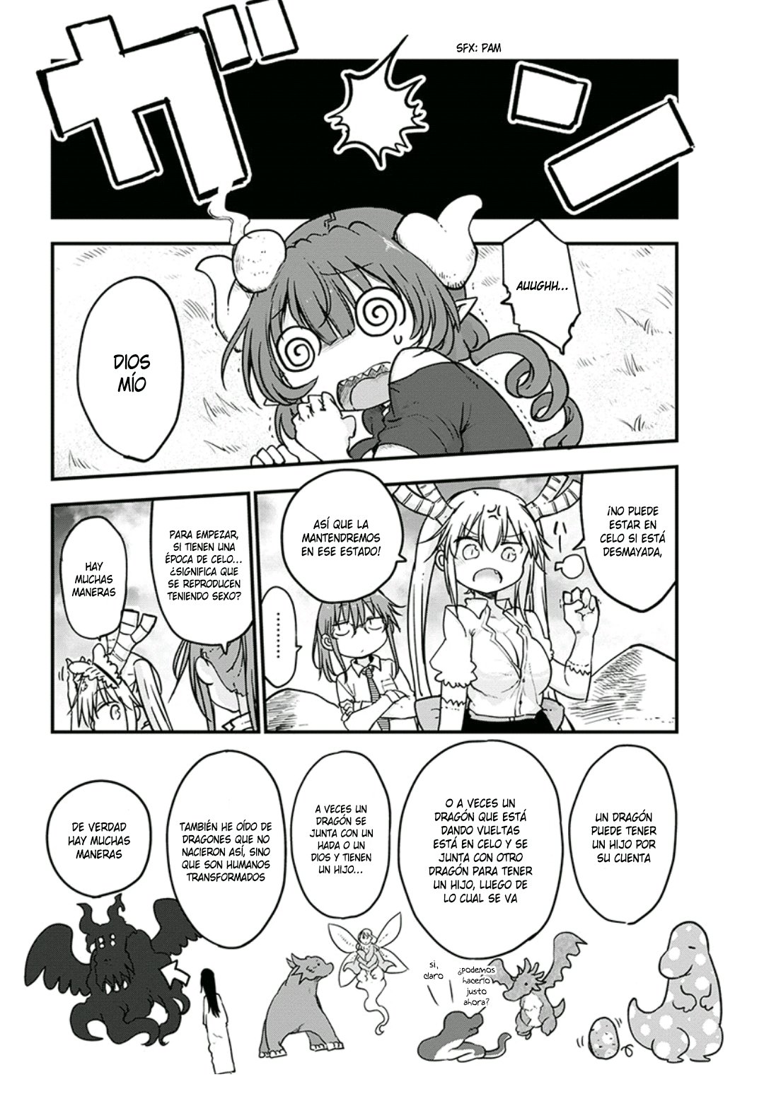 Kobayashi-san Chi no Maid Dragon Capitulo 81 página 11