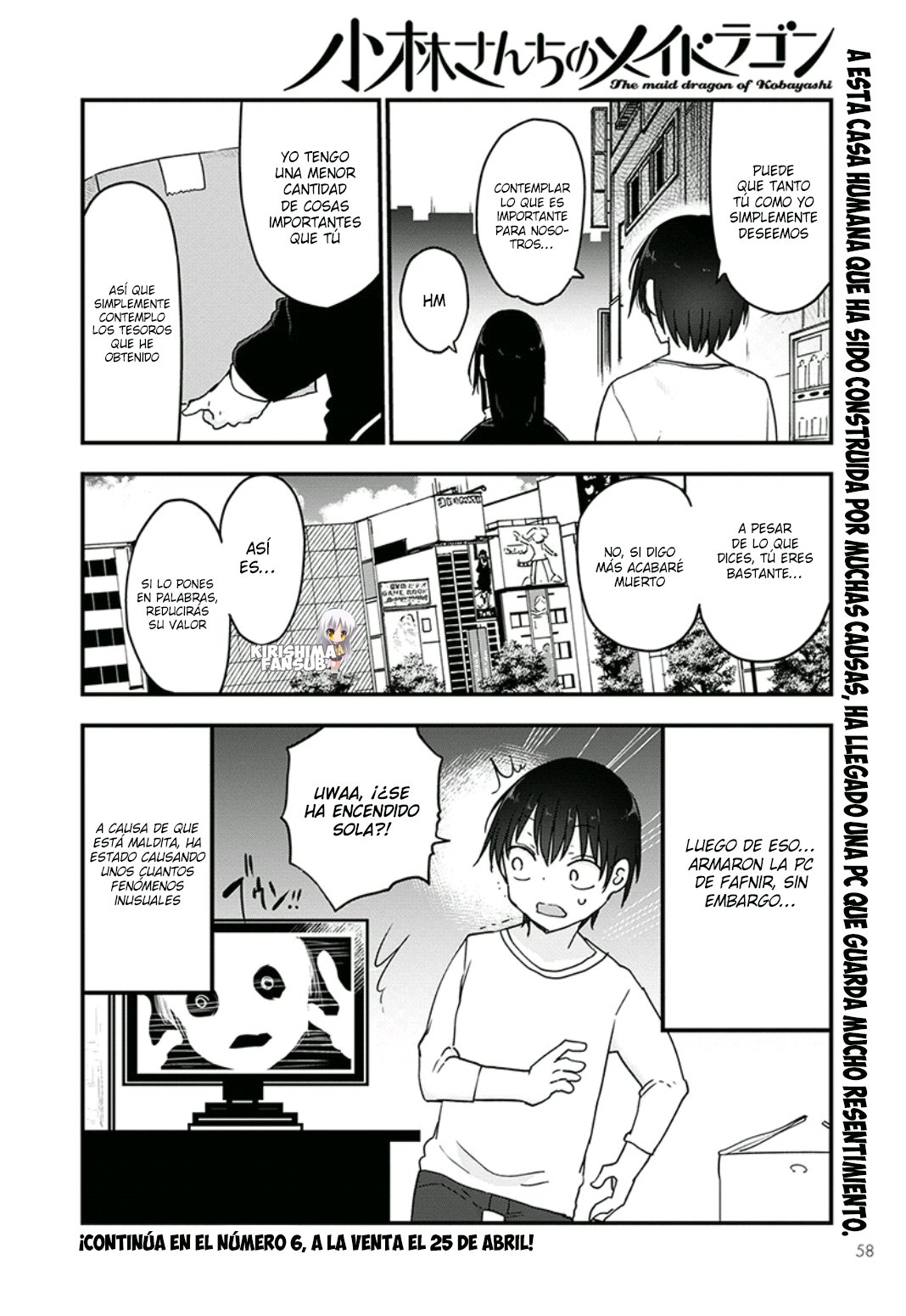 Kobayashi-san Chi no Maid Dragon Capitulo 82 página 15
