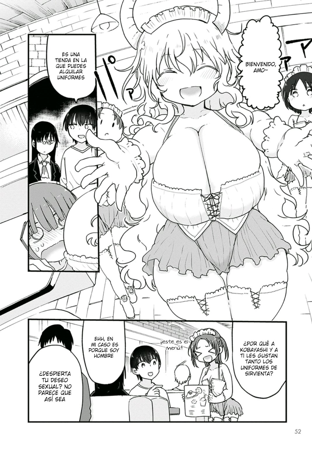 Kobayashi-san Chi no Maid Dragon Capitulo 82 página 9
