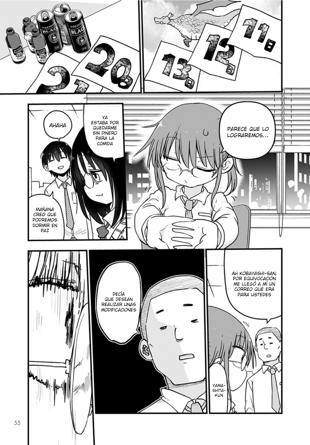 Kobayashi-san Chi no Maid Dragon Capitulo 83 página 12