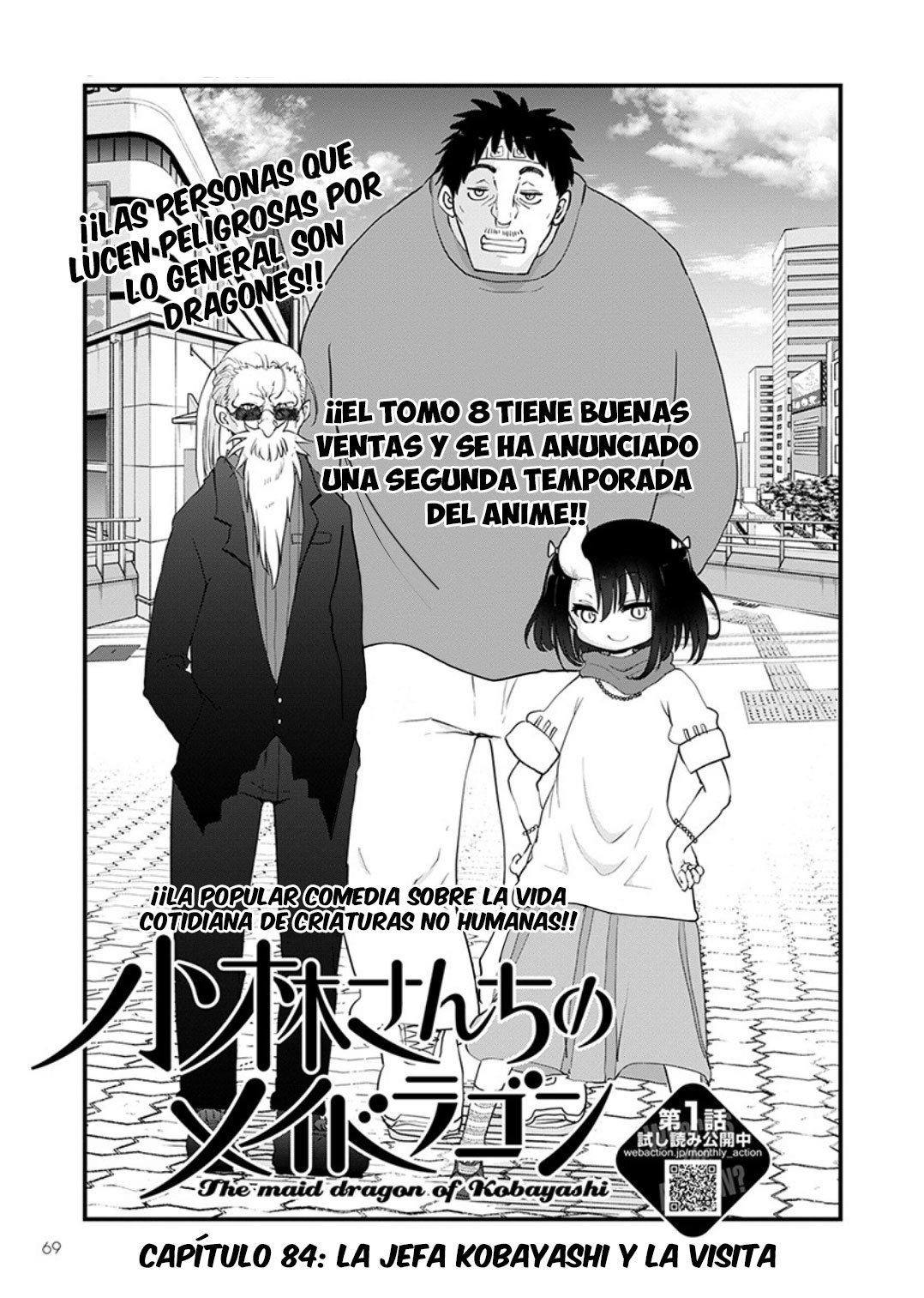 Kobayashi-san Chi no Maid Dragon Capitulo 84 página 2