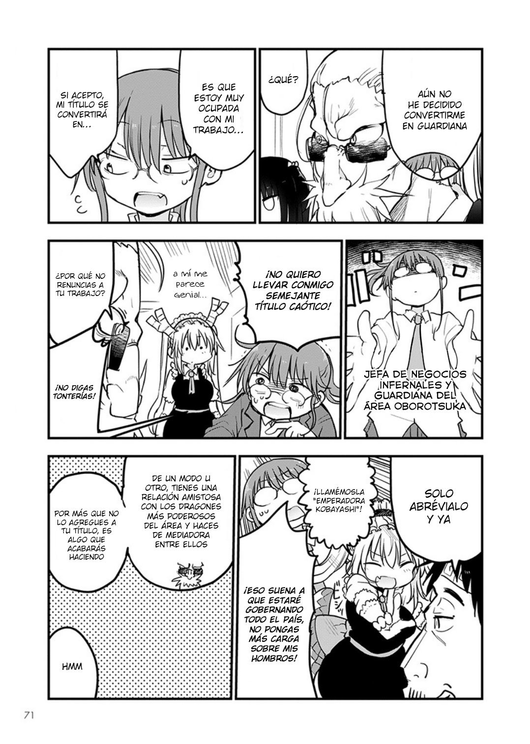 Kobayashi-san Chi no Maid Dragon Capitulo 84 página 4