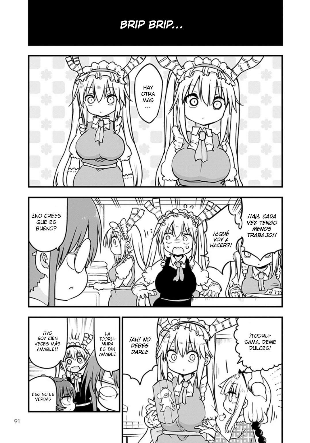 Kobayashi-san Chi no Maid Dragon Capitulo 85 página 8