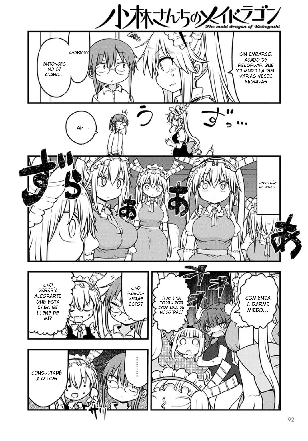 Kobayashi-san Chi no Maid Dragon Capitulo 85 página 9