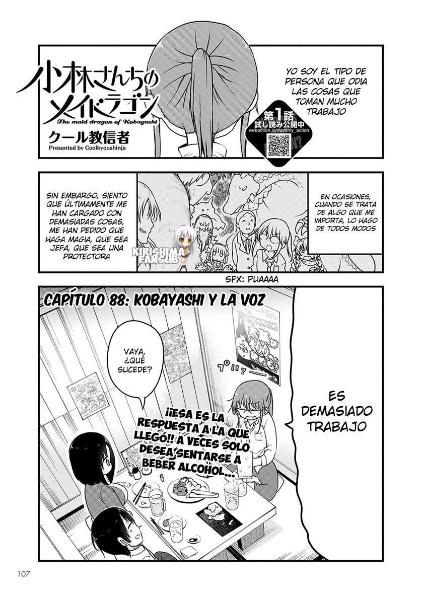Kobayashi-san Chi no Maid Dragon Capitulo 88 página 2