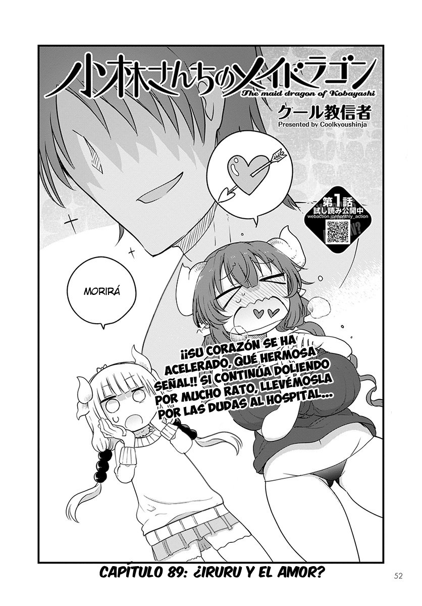 Kobayashi-san Chi no Maid Dragon Capitulo 89 página 3