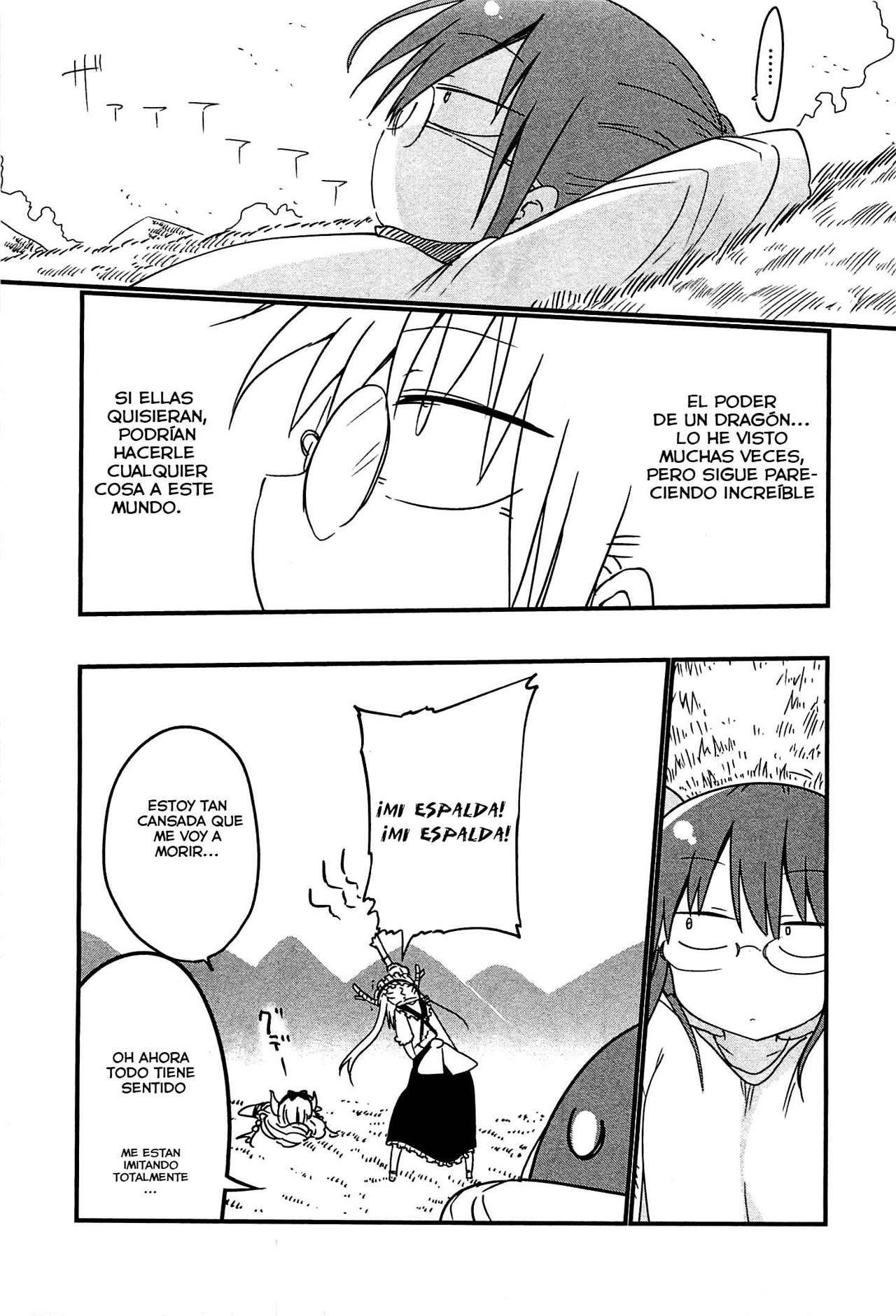 Kobayashi-san Chi no Maid Dragon Capitulo 9: Tooru y los Juegos Peligrosos página 12