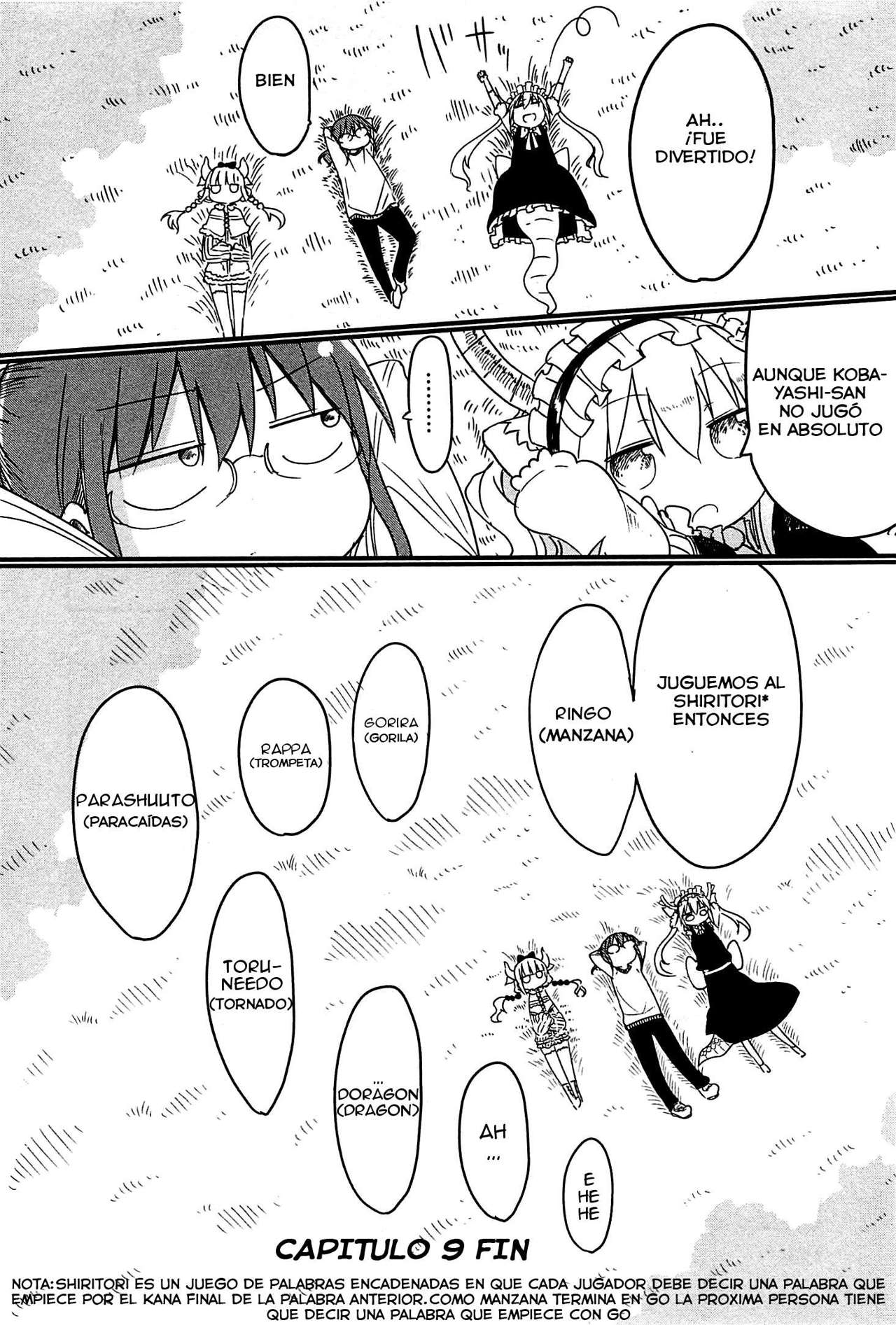 Kobayashi-san Chi no Maid Dragon Capitulo 9: Tooru y los Juegos Peligrosos página 13