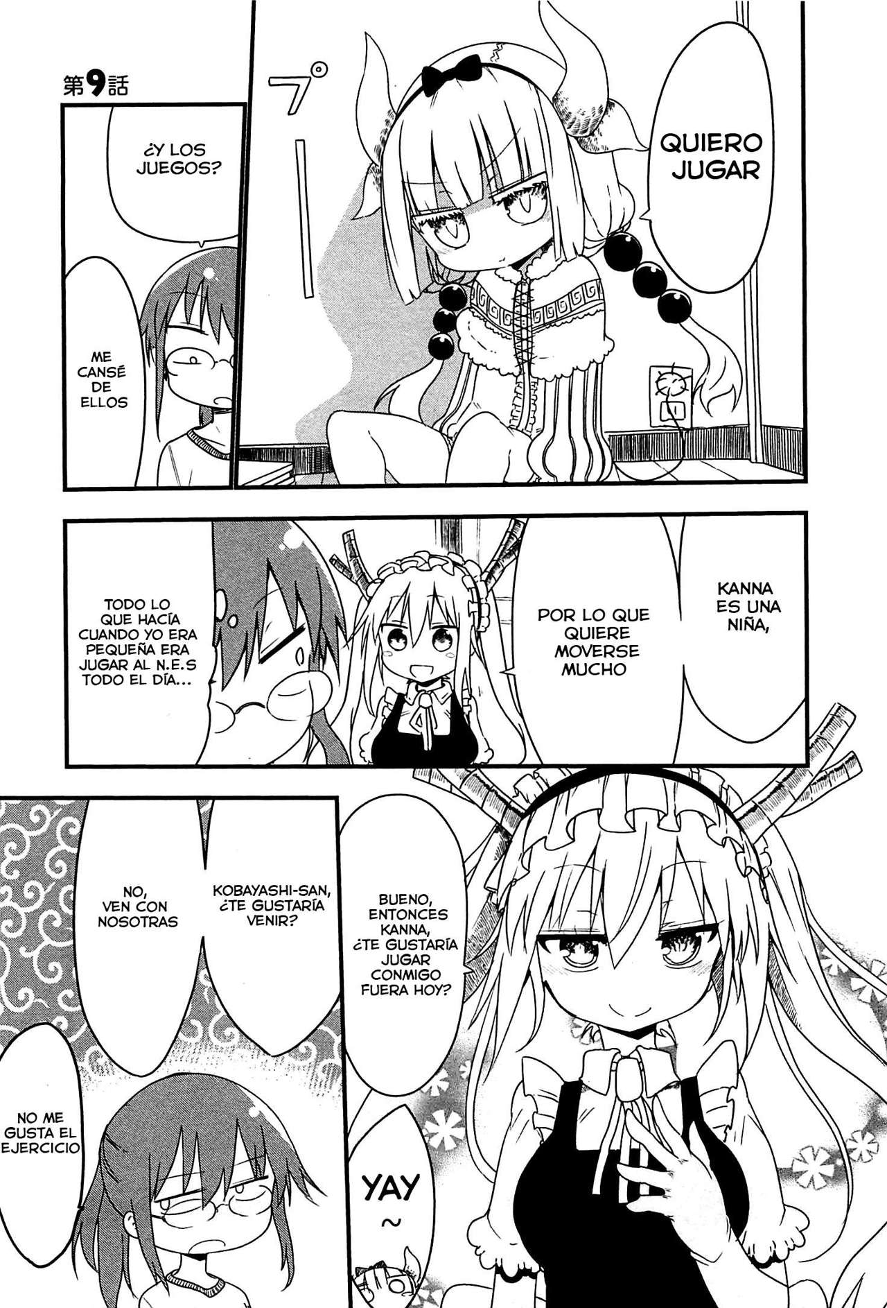 Kobayashi-san Chi no Maid Dragon Capitulo 9: Tooru y los Juegos Peligrosos página 2