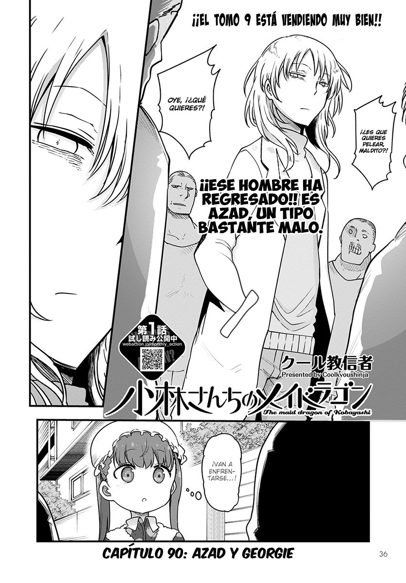 Kobayashi-san Chi no Maid Dragon Capitulo 90 página 3